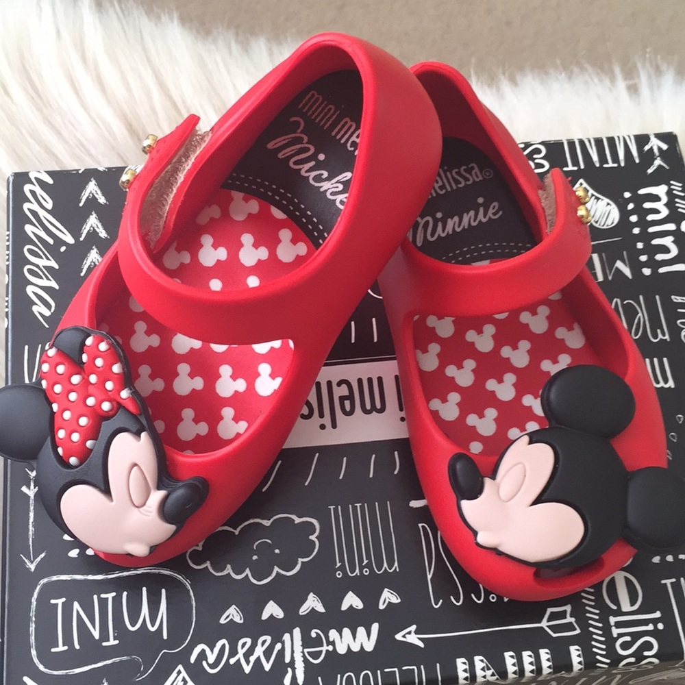 Mini Melissa Disney Twins Mary Jane Flats
